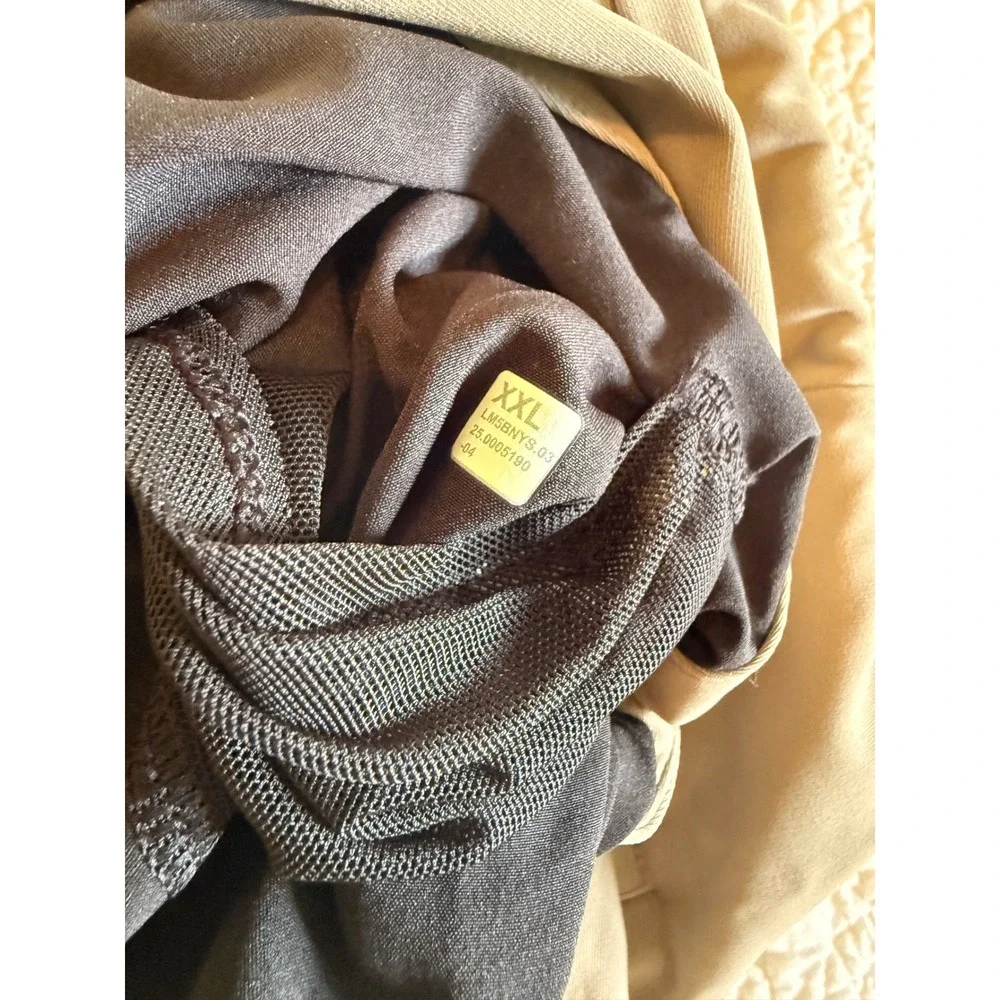 Lululemon Mens Relaxed Fit Trouser ash‎ gray XXL LM5BNYS Wide Leg Pleated Pant